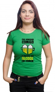 Camiseta - Alcool em comum
