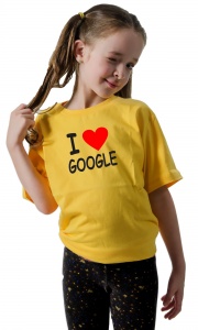 Camiseta I Love Google