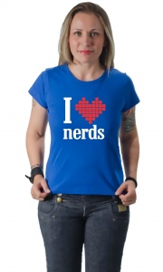 Camiseta I love Nerds
