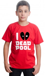 Camiseta Super Heróis - I love Deadpool