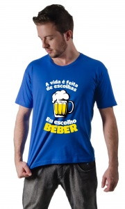Camiseta Eu Escolho beber