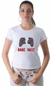 Camiseta Game - Rage Quit