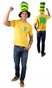 Camiseta Brasil (Com Seu Nome e Numero)
