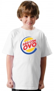 Camiseta - Pão com ovo - Sátira BurgerKing