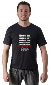 Camiseta Game of Thrones - Inimigos