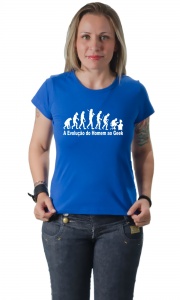 Camiseta A Evolução do Homem ao Geek