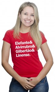 Camiseta Linense - Elefante Alvirrubro Gilbertao Linense
