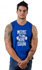 Camiseta Academia - More Pain More Gain