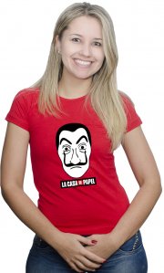 Camiseta La Casa de Papel Mascara Salvador Dali