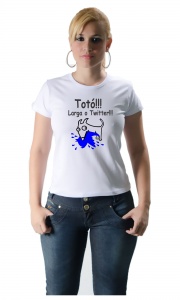 Camiseta Totó Larga o Twitter