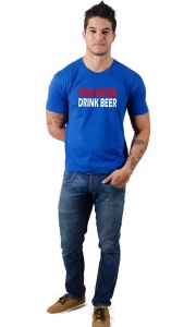 Camiseta - Save Water Drink Beer