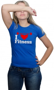 Camiseta Academia - I love Fitness