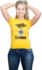 Camiseta - Sapo, Príncipe e Vodka