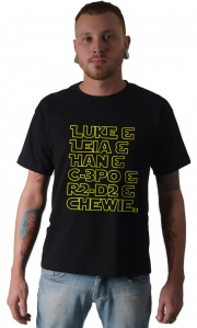 Camiseta - Star Wars Personagens