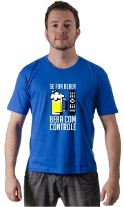 Camiseta Cerveja - Beba com Controle