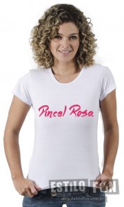Camiseta Blog Pincel Rosa