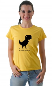 Camiseta T-rex internet