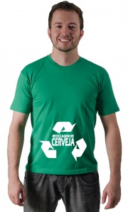 Camiseta Reciclagem Cerveja