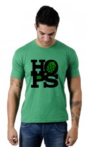 Camiseta Cerveja Artesanal - HOPS (Lpulo)