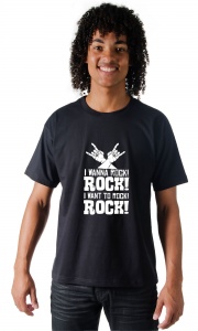 Camiseta I Wanna Rock