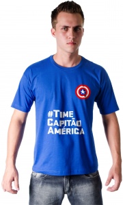 Camiseta Guerra Civil - Time Capitão América